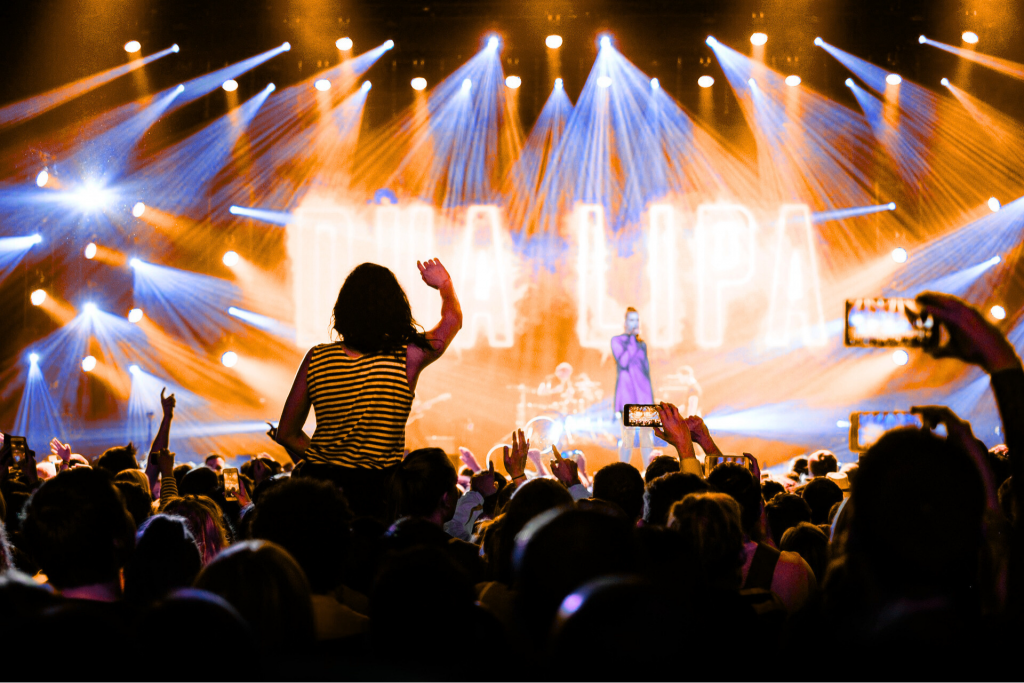 concert billie eilish https://pixabay.com/fr/photos/dua-lipa-concert-public-foule-1838653/